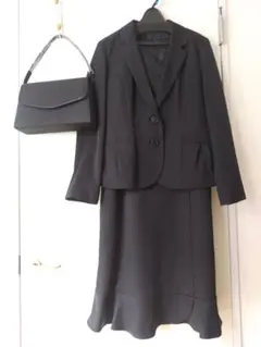 【新品】4点セット ブラックフォーマル  ＆ バッグ   礼服 喪服 13号
