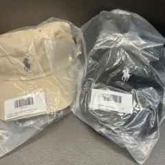 なっつん様専用　ポロラルフローレン　黒　ベージュ　キャップ　2点セット