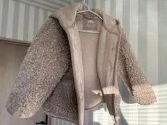 ZARA キッズ ボア フードコート　サイズ98