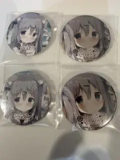 あまいろショコラータ 千絵莉 きゃべつそふとオフ会 配布 缶バッジ あまショコ 雪村千絵莉 コースター きゃべつそふとカフェ しらたま あまいろ