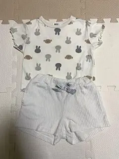 ブリーズ　ミッフィー　ベビーパジャマ上下セット 80