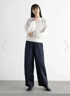 ヤマダヤ　ラディエイト　ダークネイビー サテンパンツ 福袋