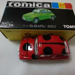 トミカ赤箱21富士重工スバル360(日本製) - メルカリ