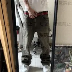 HIDEAWAYS NICOLE お兄系 ギミックy2k ボルドー フレアパンツ - メルカリ