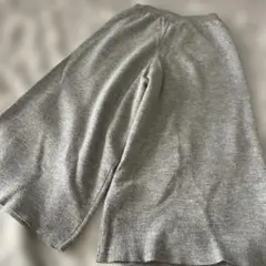 ガウチョパンツ グレー L