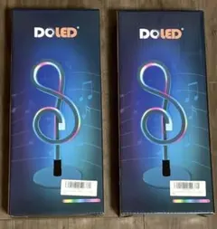 【2台セット】テーブルランプ バーライト ベッドサイドランプ 音楽同期