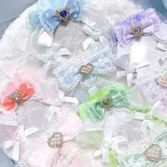 夢かわ♡フリルレース10本/トリミングチョーカー - メルカリ