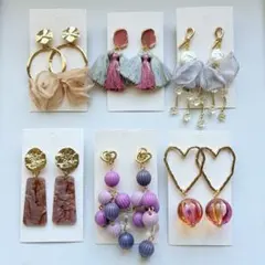 ポストピアス6個まとめ売り★２点目半額SALE