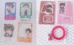 名探偵コナン　ロックフェス　横溝、蘭、赤井　チケット、アクスタ、ヘアゴム