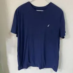 NAUTICA Tシャツ ネイビー XXL