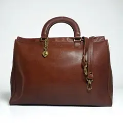 ungaro 2way one shoulder bag A4 leather - メルカリ