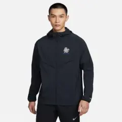 L 新品 ナイキ ウインドランナー ランニング ブルーリボン レペル 黒