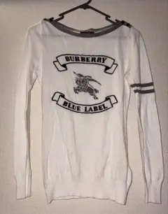 バーバリーブルーレイベル 長袖セーター トップス ニット セーター ロゴ 00s