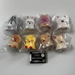 StrayKids SKZOO カプセルトイ ライトマスコット 全8種 コンプ