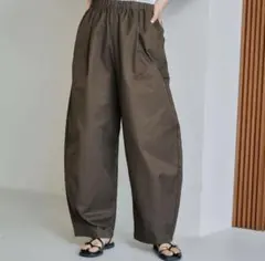 【美品】LEPSIM イージーコクーンパンツ　ブラウン　FREESIZE