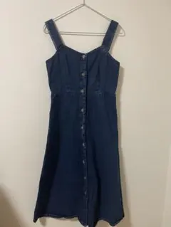 ブルー デニム ワンピース　GU