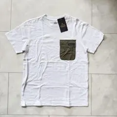★TARAS BOULBA ポケット付き Tシャツ ホワイト Mサイズのサムネイル