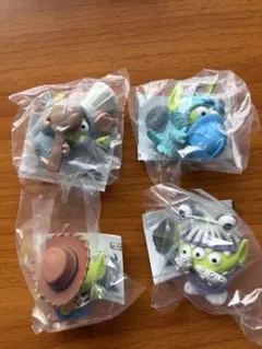 コスチュームエイリアン Hide&Seek かくれんぼフィギュア　全4種　ガチャ