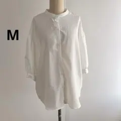 Mサイズ 白 ブラウス 羽織 レディース トップス 美品 綺麗のサムネイル