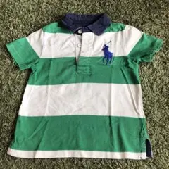 ラルフローレン　ポロシャツ　半袖　ビッグポニー　ボーダー　110 男の子　ポロ