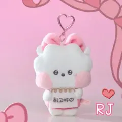 BT21 minini ぬいぐるみキーリングRIBBONED YOU RJ