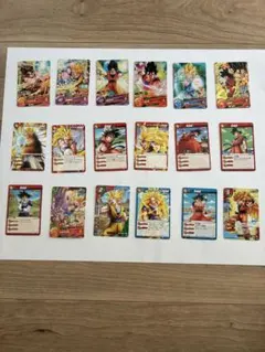 ドラゴンボール カードダス まとめ売り 18枚セット　孫悟空セット