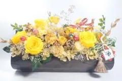 みさ様オーダー　プリザーブドフラワー☆花器付きアレンジ　傘寿お祝い✨️