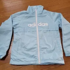 adidas 水色 フルジップジャケット
