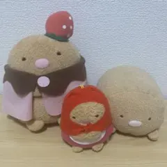すみっコぐらし　とんかつ　ぬいぐるみ　3点