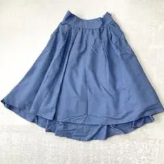 ウィルセレクション フレアスカート フィッシュテール 水色 Ｍ チュール　爽やかのサムネイル