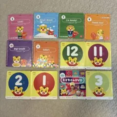 こどもちゃれんじイングリッシュぷちDVD 6枚+1枚 1年分 ケース付1〜2才