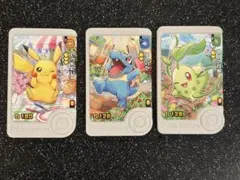 ポケモンフレンダ　パラレルアートピック　ピカチュウ　チコリータ　ワニノコ