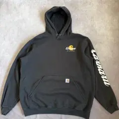 カーハート プルオーバーパーカー アームロゴ L ブラック