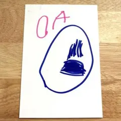 【子供が描いた絵】　イス　AO  1枚