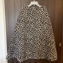 アーバンリサーチ　ロッソ　レオパード　スカート　ジャガード　36サイズ