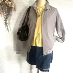 00s カーハートCarhartt ジップアップブルゾン ライトグレー　1点物のサムネイル