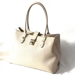FURLA フルラ バッグ ピンクベージュ 本革 ゴールド金具 A4 大容量のサムネイル