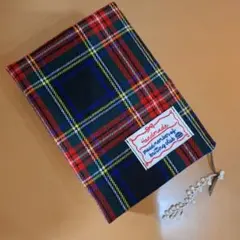 ブックカバー　ハンドメイドNo.53　文庫本サイズ　手帳カバーにも