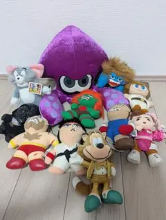 キャラクターぬいぐるみセット 11体