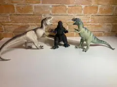 フィギュア 3点まとめ ブルーハムハム / ゴジラ / 恐竜2点