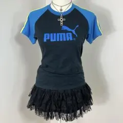 【y2k 00s】PUMAプーマ ロゴtピチt 平成ギャル　マクブリング