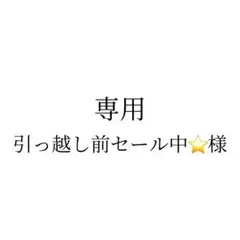 専用 (引っ越し前セール中⭐️様)