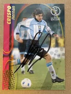 クレスポ 元アルゼンチン代表 直筆サイン入りカード