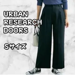 N0181 タックワイドパンツ ブラック カジュアルＳサイズ