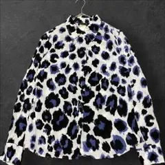 agnis b アニエスベー　アニマル柄シャツ　38