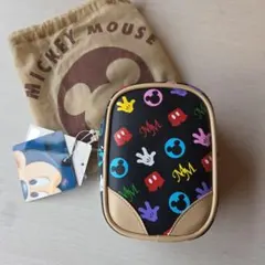 ディズニー ミッキーマウス ポーチ レトロ　レア　新品未使用品