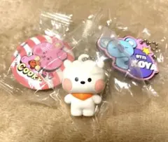 くら寿司　BT21　RJ　オリジナルフィギュア　COOKY 缶バッジ　KOYA