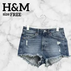 H&M DIVIDED【FREE】 デニムショートパンツ 海外古着