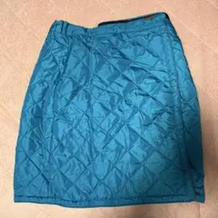防寒キルティング巻きスカート/リバーシブル/裏フリース