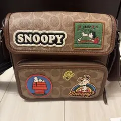 コーチ スヌーピー ショルダーバッグ
